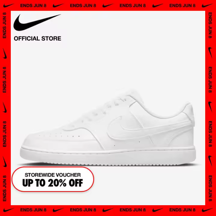Leten Men's Court Vision Next Nature Low Shoes - Zapatos de trabajo blancos - 1