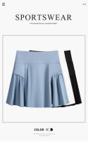 faldas de tenis para mujer, falda deportiva de cintura alta, pantalones cortos, minifaldas plisadas de Yoga de verano con bolsillo, ropa de Golf para mujer - details 1