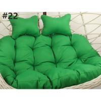 Cojín de Silla de Doble Asiento para Columpio de Huevo sin o con Relleno Cubierta Redonda Desmontable de Papasan para Casa y Patio - details 26