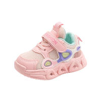 Nuevos zapatos ligeros para niños de malla transpirable, zapatos deportivos para niños intermitentes, niña, niño, papá, zapatos de moda. - details 13