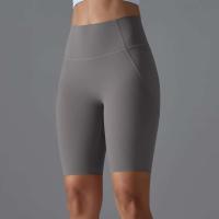 Bolsillos de yoga Secado rápido Correr Ciclismo activo Entrenamiento Gimnasio Pantalones cortos Fiess Cintura alta - details 19