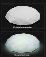 Lámpara colgante LED moderna regulable de 30 cm (11,8 pulgadas)/50 cm (19,7 pulgadas), 18 W/36 W, con temperatura de color ajustable y control remoto para dormitorio, salón, baño, cocina y oficina. - details 5