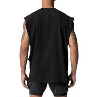 Oversized Men's Summer Mesh Quick Dry Fitness Sports Sleeveless T-Shirt Loose Mens Gym Clothing Cut Off Running Vest - details 3