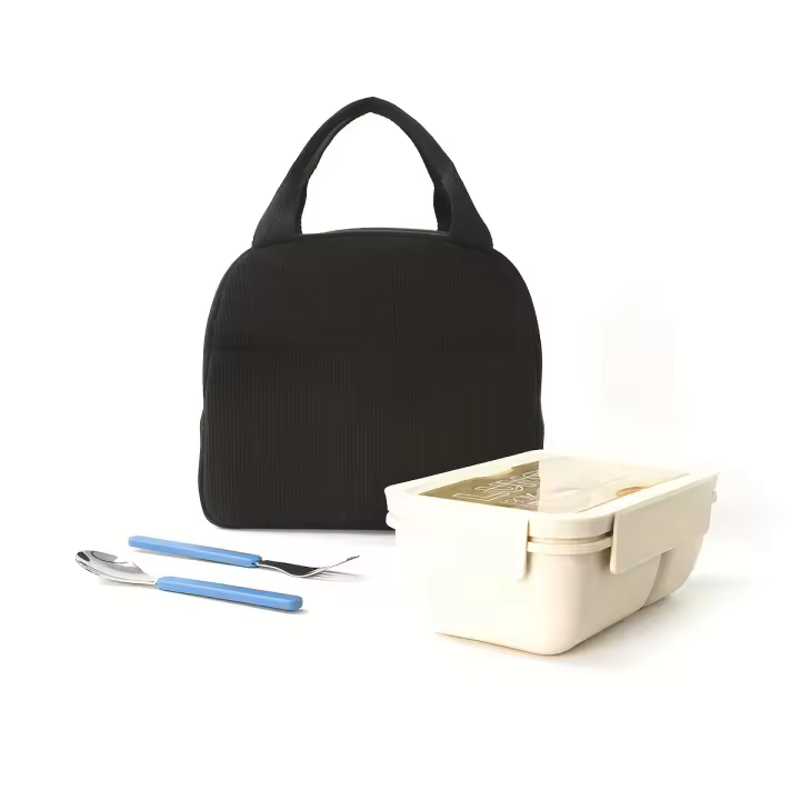 Bolsa Bento de Mano Bolsa de Aislamiento Térmico Bolsa de Lonchera Bolsa de Almuerzo con Bolsa de Almacenamiento de Lonchera Trabajo y Escuela - 1