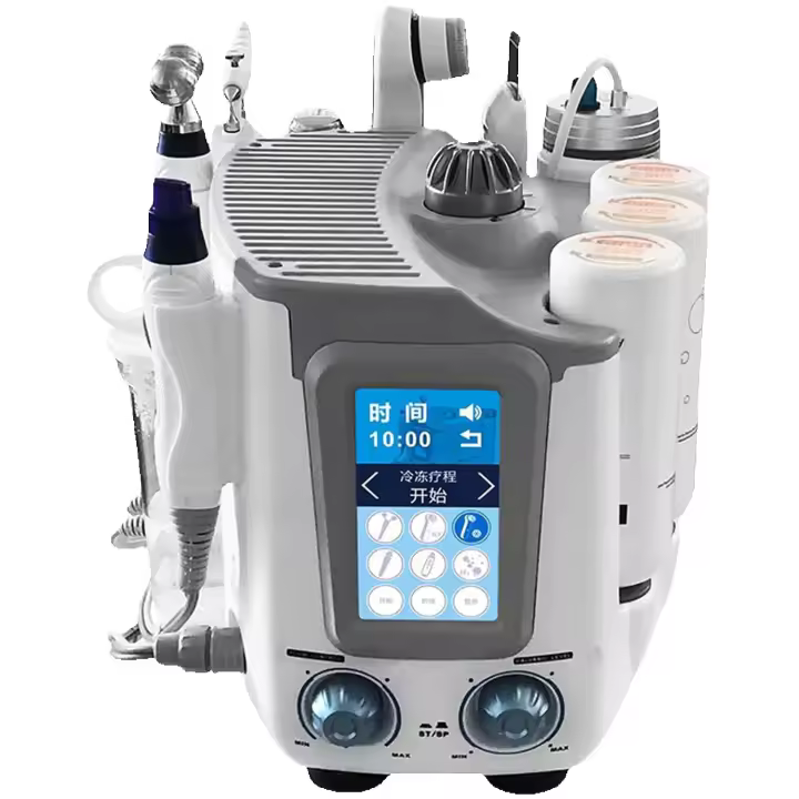 Máquina de Belleza 6 en 1 con Tecnología de Hidrógeno y Oxígeno - Limpieza Profunda, Rejuvenecimiento Facial y Exfoliación con Burbujas para Todo Tipo de Piel (Profesional) - 1