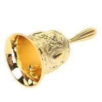 Anillo dorado Eming Gold Call Bells servicio de restaurante campana de mano para eventos de boda decoración del hogar - details 4