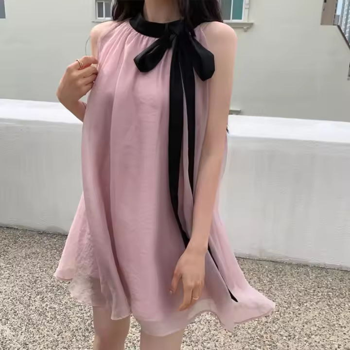 Vestidos Para Mujer Vestido largo De verano Para Mujer Vestidos Vintage De Mujer Elegantes Vestido femenino Traf tienda Oficial - 1