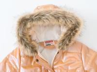 Manténgase abrigado y parece con estilo: chaqueta térmica con capucha para niña con acolchado alternativo de plumón para invierno - details 43