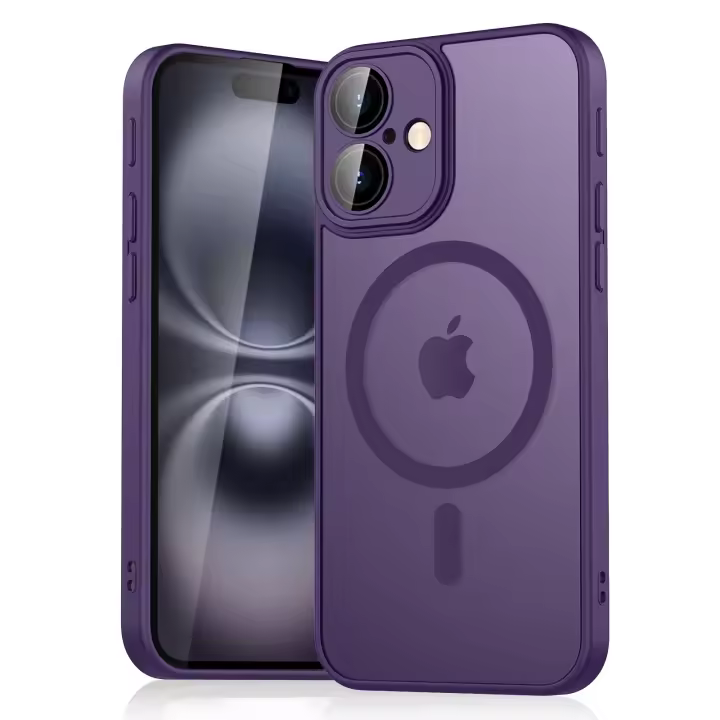 Funda de Lujo Magnética Transparente y a Prueba de Golpes para iPhone 11, 12, 13, 14, 15, 16 - 1