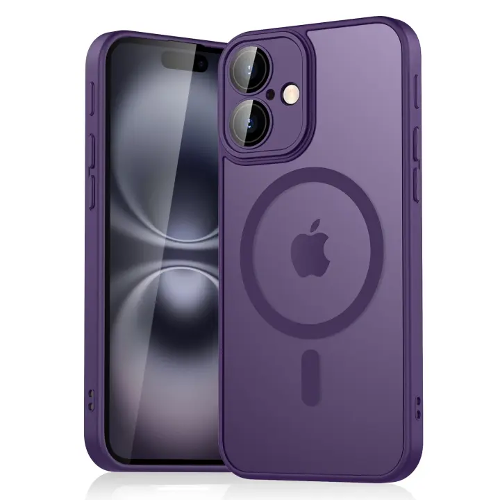 Funda de Lujo Magnética Transparente y a Prueba de Golpes para iPhone 11, 12, 13, 14, 15, 16 - 1