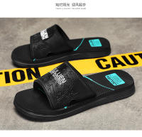Nuevas zapatillas de verano de los hombres desgaste tendencia antideslizante zapatillas frescas casa de los hombres baño flip - details 14