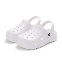 Zapatos tipo zuecos de plataforma gruesa para mujer, sandalias de playa antideslizantes con parte inferior gruesa, sandalias de cuña de moda EVA para verano 2024 - details 2