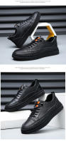 Primera capa de cuero de vaca zapatos de los hombres zapatos de cuero 2025 de los hombres de cuero genuino hechos a mano zapatos casuales de un pedal de cuero suave suela suave zapatos Doudou. - details 27