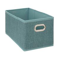 Caja de almacenamiento de tela - Cesta organizadora plegable -Azul Petroleo- 5 FIVE - Varios Tamaños - details 4