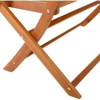 Banco de Madera de Eucaliptus 120x90x55 Banco de Jardín Plegable Certif. FSC Asiento 2 Plazas - details 4