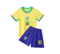 Camiseta de fútbol Brasil local 24-25 No.10 para niños y adultos, tallas 14-3XL para adultos - details 6
