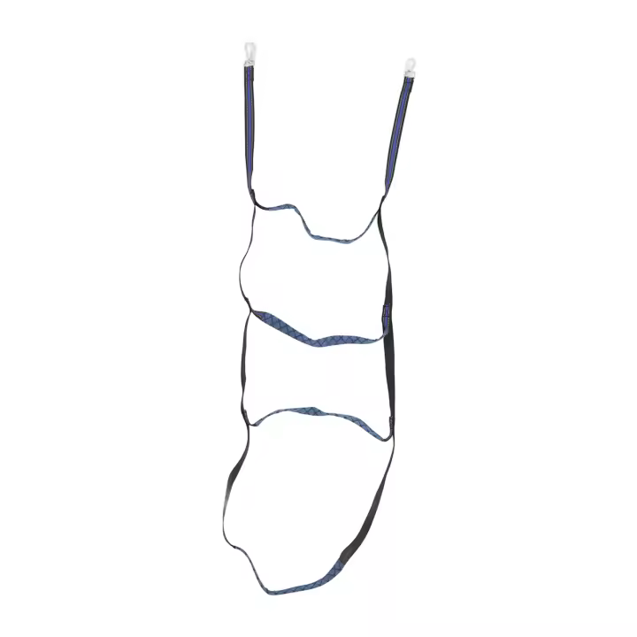 Escalera de cuerda marina para barco, escalera de cuerda de embarque para bote inflable, Kayak, lancha motora, canoa, azul, 4 escaleras - 1
