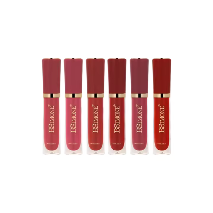 Brillo de labios mate duradero, fácil de colorear, hidratante, sin pegamento, resistente al agua - 1