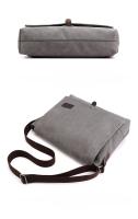 Nuevos bolsos de mensajero de hombro tipo bandolera de lona para hombre, nueva bolsa cruzada de moda para hombre, bolso informal sólido multifunción portátil para hombre - details 14