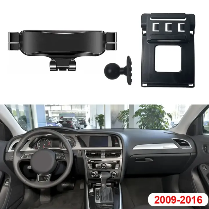 Soporte de Montaje de Dispositivo Electrónico Portátil Vtear Soporte de Montaje Ventilado para Audi A4 2017 Soporte de Metal ABS+ No Impermeable - 1