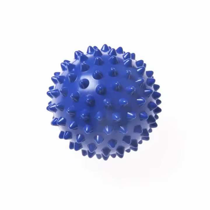 Bola de PVC para Fisioterapia y Fitness Masaje de Pies con Púas Duras para Aliviar la Fascitis - 1