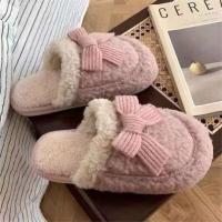 Zapatillas de algodón sucias antideslizantes de invierno a la moda Ins de estilo coreano, plantilla de felpa, nuevo hogar, dormitorio, parejas - details 3