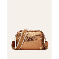 Bolso bandolera de cámara con doble cremallera, diseño cuadrado pequeño y correa ancha para mujer, nueva moda 2025 - details 18