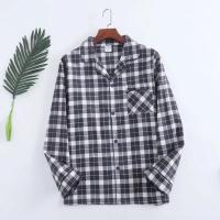 Trajes de casa para hombre, pantalones de manga larga, trajes para Otoño e Invierno, Pijamas para hombre, pijamas de franela con diseño a cuadros para hombre - details 37
