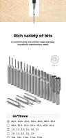 Set de Destornilladores de Precisión 48 en 1 Portátil Kit de Herramientas Manuales Bit Magnético Pequeño para Reparación de Móviles Xiaomi PC Reloj Hecho de Acero Chromo-Vanadio Material de Hogar DIY - details 2