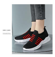 Nuevas zapatillas de deporte de punto transpirables para mujer, zapatos para correr informales antideslizantes - details 6