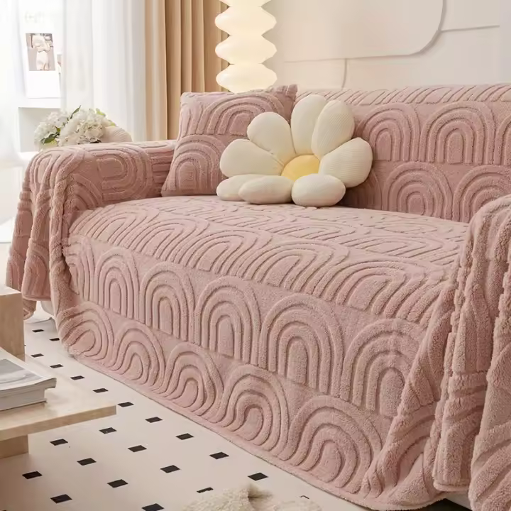 Cubierta Sofá Jacquard Antideslizante Fácil Cuidado, Adecuada para 3/4 Plazas y Más - 1