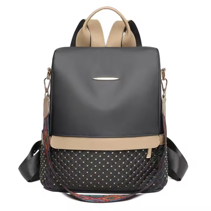 Mochila Oxford antirrobo de gran capacidad para mujer, bolso de viaje de tendencia, 2023 - 1