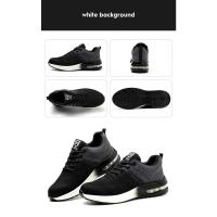 Zapatos De Seguridad Para Trabajo Con Punta De Acero Antideslizantes Y Respirables Para Hombres Botas De Trabajo Ligeras Y Confortables Para Construcción - details 20