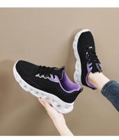 Zapatillas de moda para mujer Fly Weave Zapatillas transpirables de malla elástica suela blanda Zapatos casuales - details 24