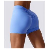 Pantalones de yoga abrasivos elásticos, ajustados para fitness, levantamiento de cadera y abdomen, pantalones para correr - details 7