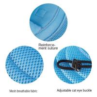 Cómodo sombrero de béisbol para mascotas de Color sólido ajustable con orificios para las orejas gorra para perros protección solar transpirable sombrero para el sol para perros para el verano - details 12