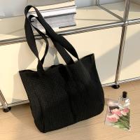 Bolso tejido hueco informal de gran capacidad, bolso de mano tejido para playa, bolso de mano de estilo perezoso, bolso trenzado para axila para mujer y niña - details 16