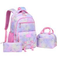 Nueva mochila, bolso de escuela primaria, mochila, conjunto fresco de tres piezas para mujer - details 10