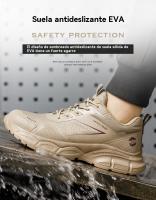Zapatos de Seguridad Inflexibles Punta de Acero Botas de Trabajo Anti-Golpes y Anti-Pinchazos - details 10