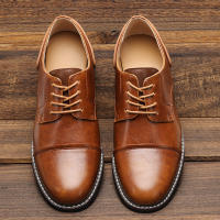 Zapatos casuales de negocios tendencia retro zapatos de cuero de gran tamaño - details 16