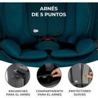 Silla de Coche Isofix para Niños Grupo 1/2/3 9-36 Kg Normativa R129 Protectores Laterales - details 24