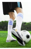 Zapatos de fútbol de césped resistentes al desgaste, antideslizantes, transpirables y de caña alta para hombres y mujeres - details 22