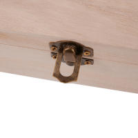 Caja de Madera de Alta Calidad S/M/L con Tapa Artesanal y Encaje Cuadrado para Decoración del Hogar y Almacenamiento de Suministros - details 9