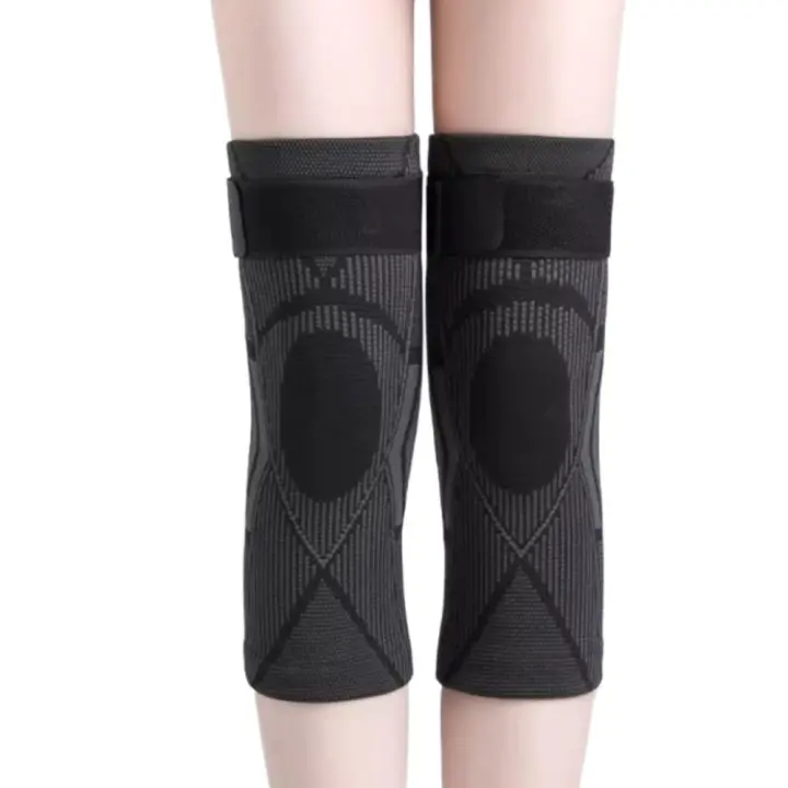 Rodillera deportiva antideslizante, protección de compresión, rodillera de compresión, equipo protector de nailon elástico, rodilleras para Fitness y gimnasio - 1