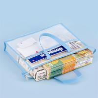 Bolsa de almacenamiento de archivos transparente A3/A4, bolsa impermeable multicapa con cremallera, bolsa gruesa con asa, estuche de portafolio de arte, bolsa de almacenamiento de libros - details 7