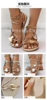Nuevas sandalias planas con forma de corazón para mujer, abiertas, antideslizantes, para uso al aire libre - details 2