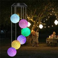 Carillón de viento colgante alimentado por energía Solar para exteriores, campanas de viento únicas, decoración de jardín de patio al aire libre, los mejores regalos para mamá - details 7