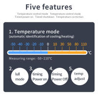Controlador de temperatura Digital W3103, termostato automático de alta potencia 30A, CA 110-220V, temperatura ajustable de calor/refrigeración/sincronización - details 1