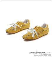 Plantillas de piel de cerdo zapatos retro de entrenamiento alemanes nuevos zapatos de mujer casual versátil cuero Forrest Gump zapatos - details 7