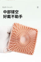 Nuevo cepillo de baño ciclónico de doble cara, cepillo de baño de silicona, artefacto de toalla de baño, cepillo de baño de silicona, poligonal de doble cara - details 5